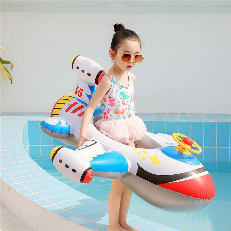 Baby Swimming Circle Airplane  - Baby Products For Summer ulasan dan harga