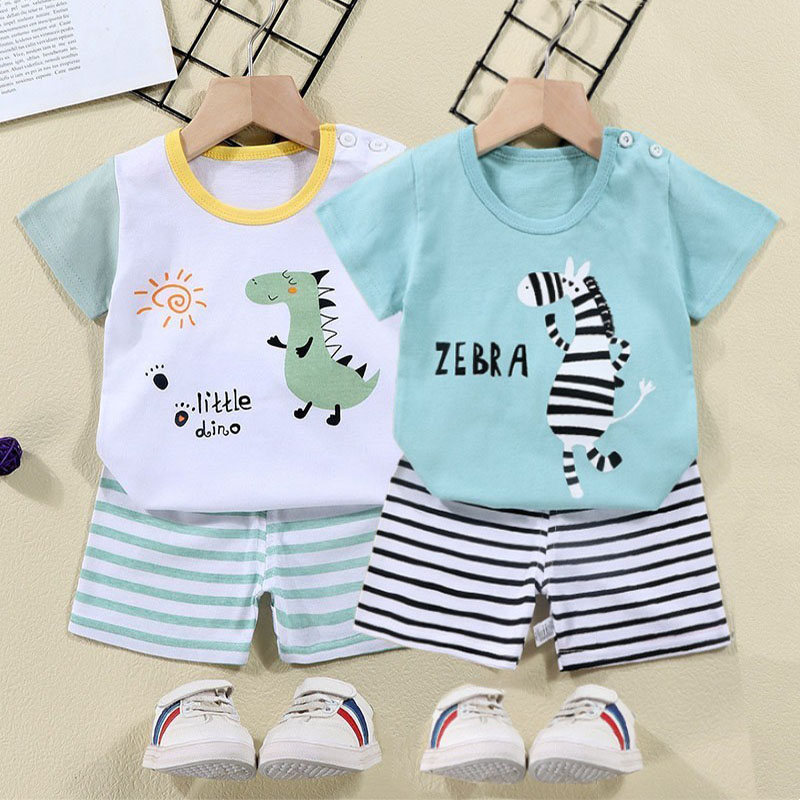 Cotton Tees+Shorts 2-piece Tra - Baby Products For Summer ulasan dan harga