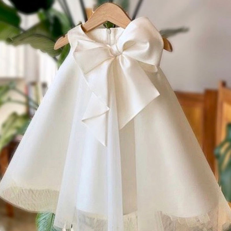 Summer Big Bow Baby Girl Dress - Baby Products For Summer ulasan dan harga