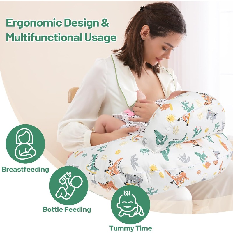 Nursing Pillow with Animal Pri - Nursing Pillow Breastfeeding ulasan dan harga