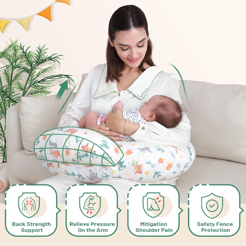 Nursing Pillow with Animal Pri - Nursing Pillow Breastfeeding ulasan dan harga