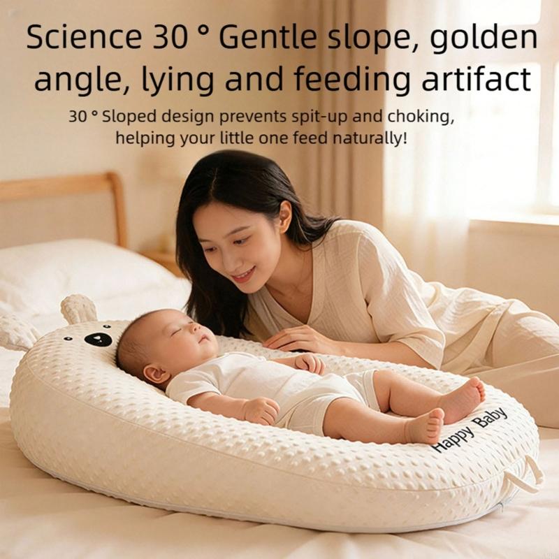 Baby Dotted Incline Pillow Car - Nursing Pillow Breastfeeding ulasan dan harga