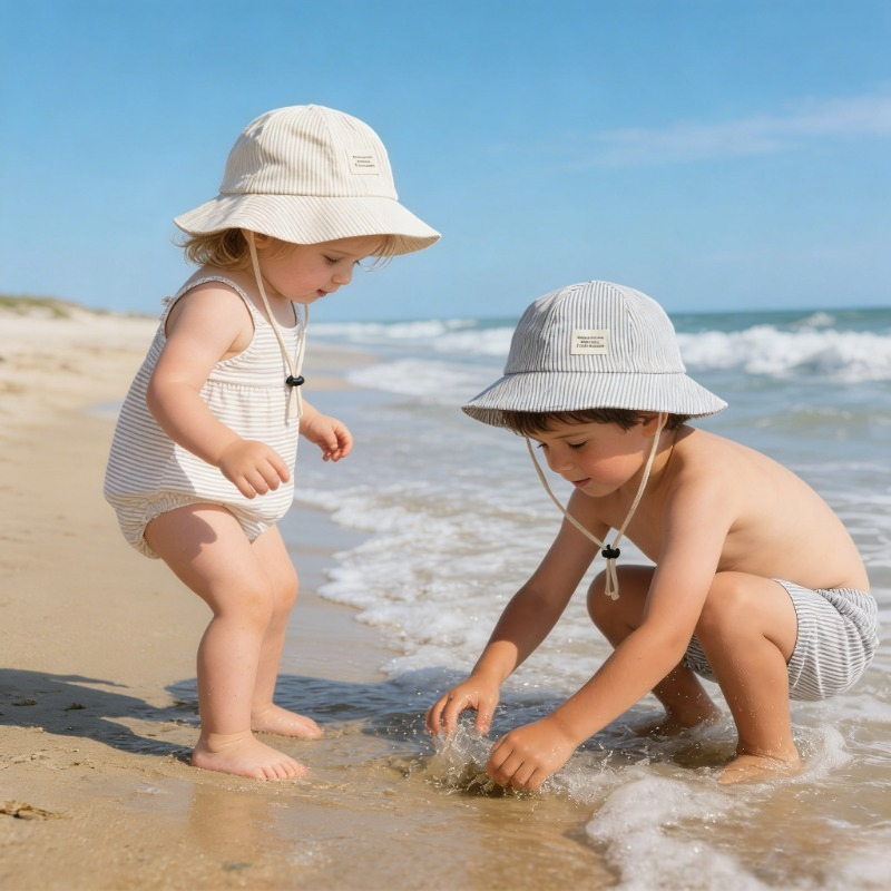Baby Kids Cute Sun Hat 50cm 1- - Baby Products For Summer ulasan dan harga