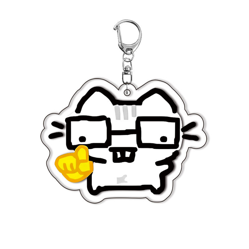 Cat Kitten Keychain Acrylic Lo - Baby Products With Zinc ulasan dan harga